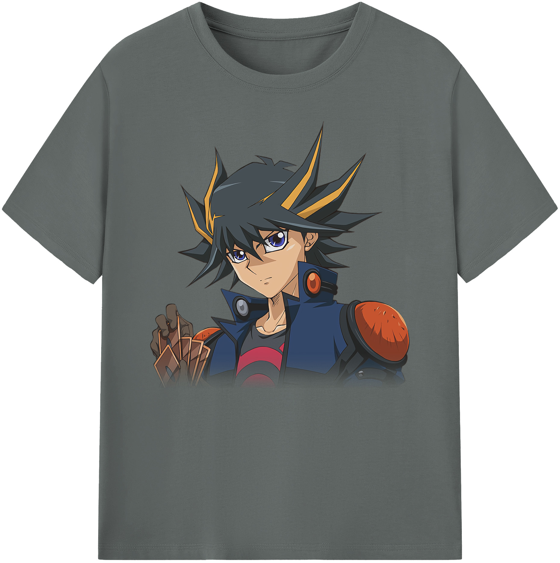 （画像用） 遊☆戯☆王 Yu-Gi-Oh! 綿100％ メンズ半袖Tシャツ｜肌触りやわらか＆通気性
